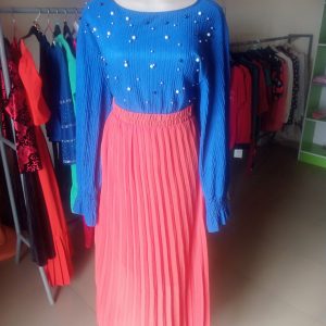 Skirt and blouse