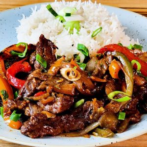 Peppered Basmati rice