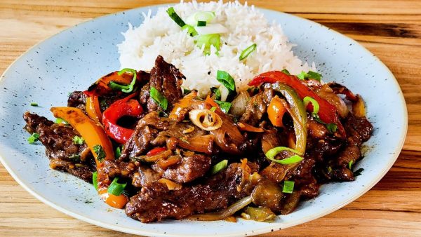 Peppered Basmati rice