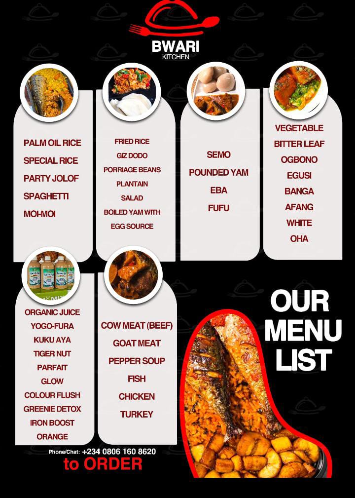 Bwari Kitchen Now on SauriXpress